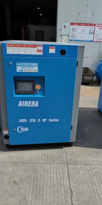 Kompresor Sekrup VSD yang Disuntikkan Minyak Sistem Kontrol PLC Cerdas Tersentuh