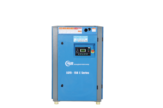 Rotorcomp Screw Air Compressor Engine Didorong Air Compressor Untuk Pelumas