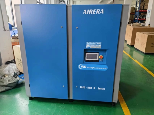 Kompresor Udara Sekrup 1-3 Fase 50Hz/60Hz 10 Bar hingga 15 Bar