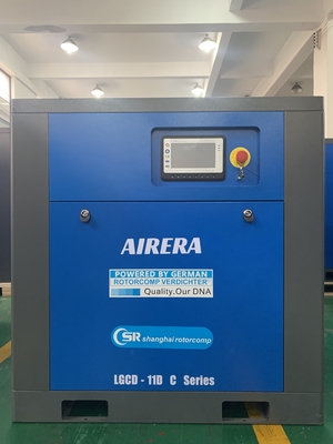 LGCD-11KW 380V sabuk didorong pendingin udara sekrup kompresor udara dengan kontroler cerdas