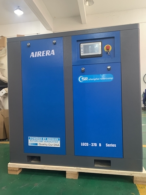 LGCD-37KW Sekrup Putar Listrik Kompresor Pendingin Udara Tipe Pendingin Udara Aliran Udara Pendingin Didorong Sabuk 4800M3/Jam