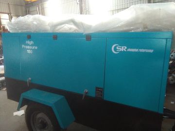 215Cfm 100Psi Diesel Screw Compressor Industri Portable Diesel Compressor