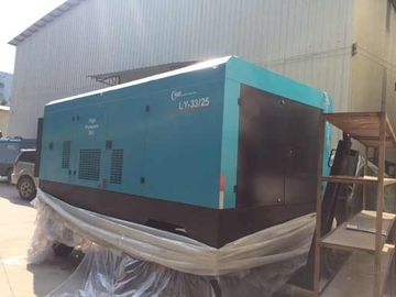 Industrial Diesel Screw Compressor / Rotorcomp Portable Diesel Air Compressors