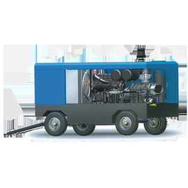 Tekanan Tinggi Bergerak Diesel Didorong Kompresor Udara Rotary Screw 930Cfm 510Psi