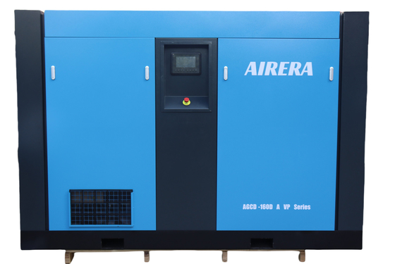 Shanghai Rotorcomp AGCD-160D A VP Intelligent Controller Direct Driven Screw Air Compressor untuk penghematan biaya dan operasi tahan lama