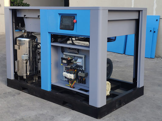 110KW Piston Type Oil Free Screw Air Compressor Untuk Pelumasan Air