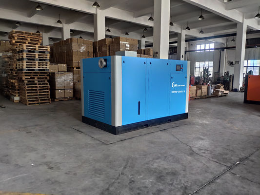 Sabuk Kompresor Sekrup Bebas Minyak Pelumas Air Didorong 132KW 1.0MPa