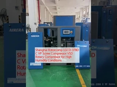 Shanghai Rotorcomp LGCD-37BD C VP Kompresor Sekrup VSD Kompresor Rotary untuk Kondisi Kelembaban Tinggi