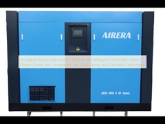 Shanghai Rotorcomp AGCD-160D A VP Intelligent Controller Direct Driven Screw Air Compressor untuk penghematan biaya dan operasi tahan lama
