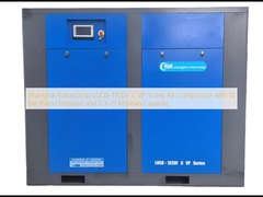 Shanghai Rotorcomp LGCD-132DF C VP Screw Air Compressor dengan tekanan nominal 10 bar dan kapasitas 5,3-21 M3/min